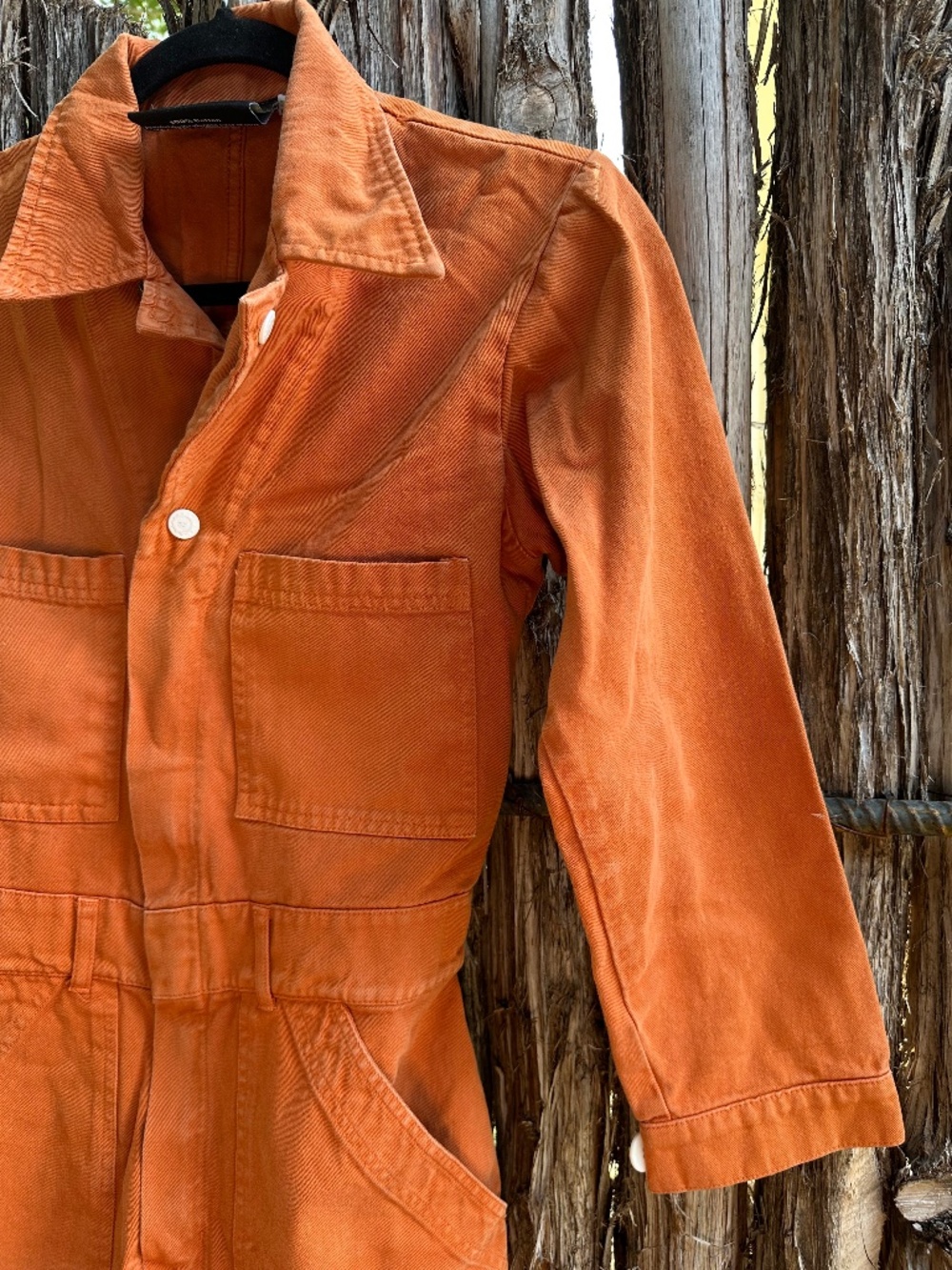 Big Bud Press Long Sleeved Orange Jumpsuit in XS